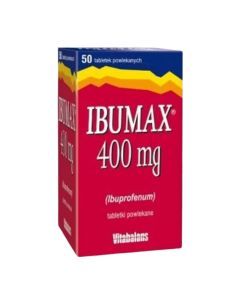 Ibumax 400 mg, 400 mg, tabl.powl., 50 szt