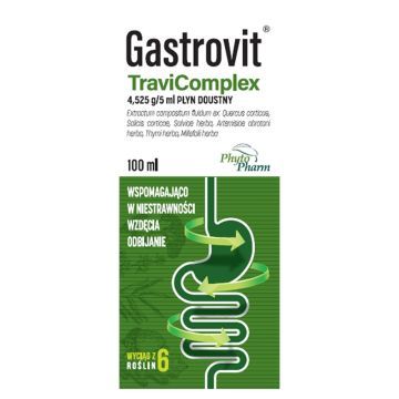 Gastrovit TraviComplex, 4,525 g/5 ml, płyn doustny, 100 ml