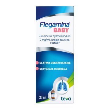 Flegamina Baby (2 mg/ml), krople doustne, 30 ml