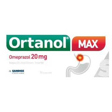 Ortanol Max, 20 mg, kapsułki dojelitowe twarde, 14 szt.