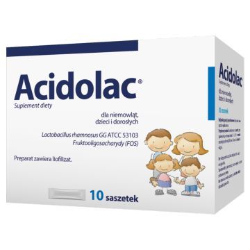 Acidolac, liofilizat doustny, 3 g, 10 saszetek
