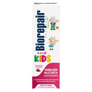 Biorepair Kids, pasta do zębów dla dzieci, 0-6 lat, 50 ml