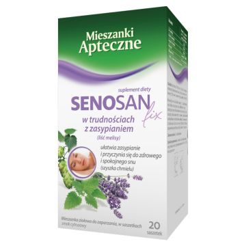 Senosan fix, mieszanka ziołowa w saszetkach, 1,7 g, 20 szt.
