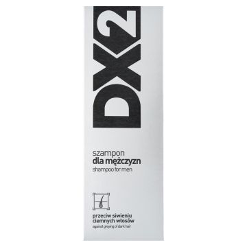 DX2, szampon dla mężczyzn przeciw siwieniu ciemnych włosów, 150 ml