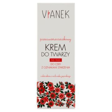 VIANEK Sylveco Vianek, krem przeciwzmarszczkowy do twarzy na noc, 50 mlkrem do twarzy na noc