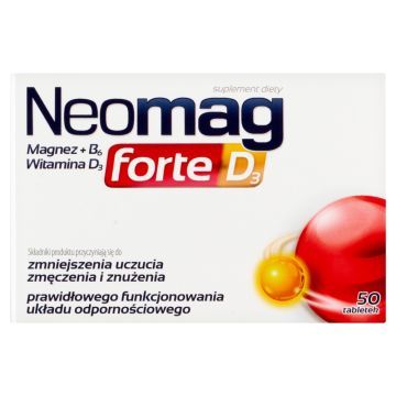 NeoMag Forte D3, tabletki, 50 szt.