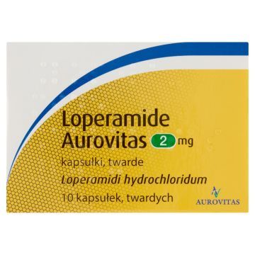 Loperamide Aurovitas, 2 mg, kapsułki twarde, 10 szt.