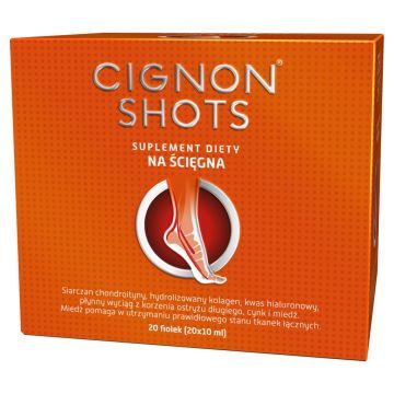 Cignon Shots, plyn doustny, na sciegna, 10 ml, 20 filol