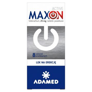 Maxon Active, 25 mg, tabletki powlekane, 8 szt.