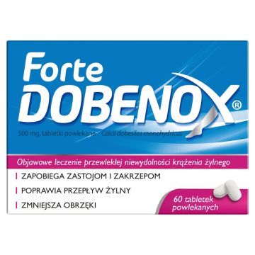 Dobenox Forte, 500 mg, tabl.powl., 60 szt