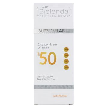 Bielenda Professional SupremeLab, Satynowy krem ochronny SPF50, 50 ml