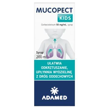 Mucopect Kids, 50 mg/ml, syrop, 200 ml