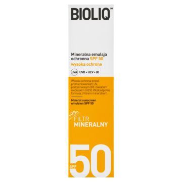 Bioliq SPF, mineralna emulsja ochronna SPF 50, 30 ml