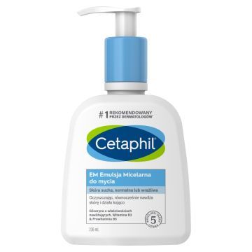 Cetaphil EM, emulsja micelarna do mycia, z pompką, 236 ml