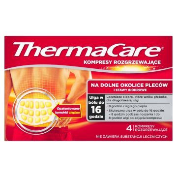 ThermaCare,kompr.rozgrzewające,na plecy,biodra,4 szt