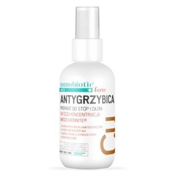Nanobiotic Med Forte Preparat do stóp i dłoni antygrzybica, 75 ml