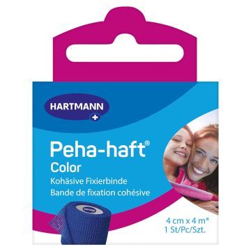 Opaska podtrz.Peha-haft Color, 4 cm x 4m, 1 szt