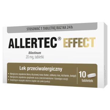 Allertec Effect, 20 mg, tabl., 10 szt