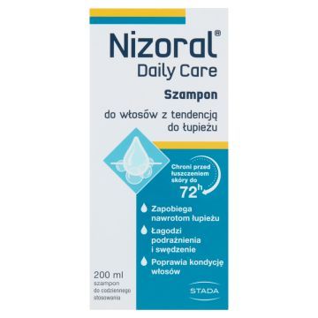 Nizoral Daily Care, szamp.,do wlos.z tend.do lupiezu, 200 ml