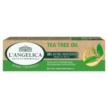 L`Angelica Tea Tree Oil, pasta do zębów,  75 ml