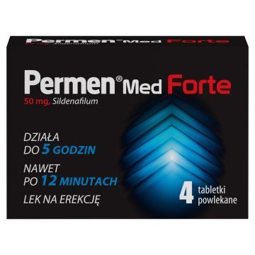 Permen Med Forte, 50 mg, tabletki powlekane, 4 sztuki