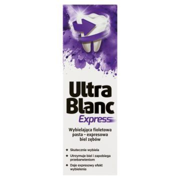 UltraBlanc Express, pasta d/zebow, wybielaj.,fioletowa,75 ml