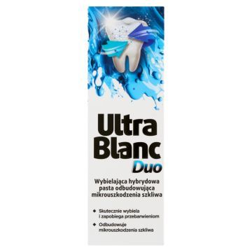 UltraBlanc Duo, pasta do zebow, wybielajaca,hybrydowa, 75 ml