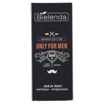 Bielenda Only For Men, krem,nawilz-energetyz., 50 ml