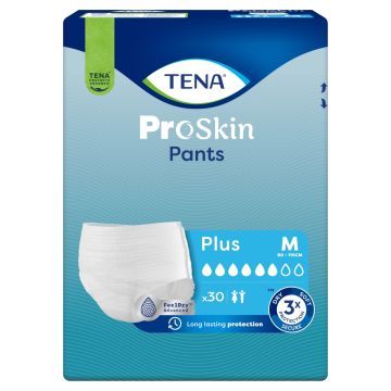 Tena Pants ProSkin Plus, majtki chłonne, rozmiar M, 30 szt.