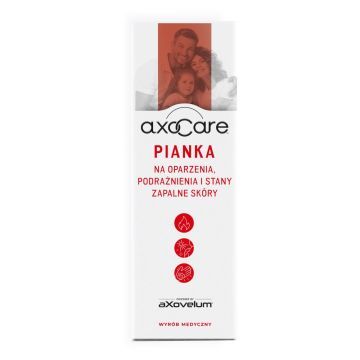 AxoCare, pianka, n/oparzenia,podraż.i stany zapal.skóry,85ml