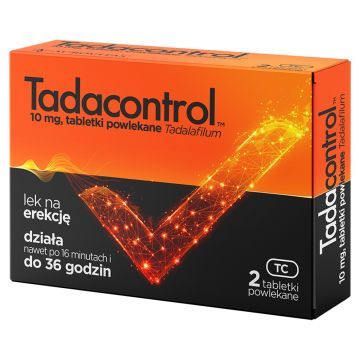 Tadacontrol, 10 mg, tabl.powl., 2 szt