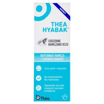 TheaHyabak, krople do oczu,codz.nawilż., 10 ml