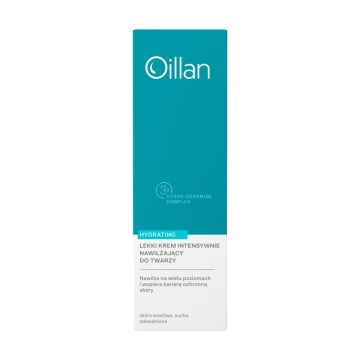 Oillan Hydrating, krem do twarzy, lekki intensywnie nawilżający, 50 ml