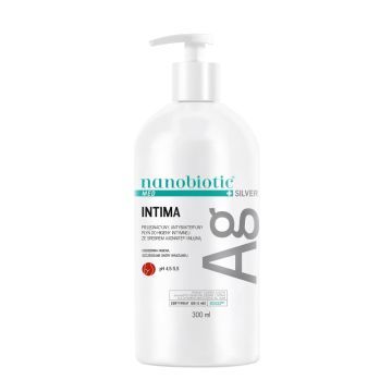 Nanobiotic Med Silver Intima, płyn do higieny intymnej, 300 ml