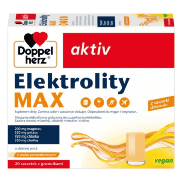 Doppelherz Aktiv Elektrolity MAX, granulki, 20 sasz.