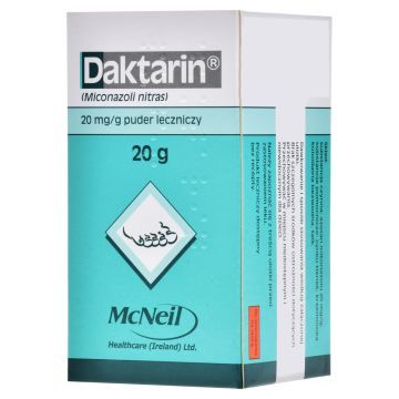 Daktarin, puder leczniczy, (20 mg/g), 20 g