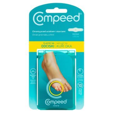 Plastry Compeed, na odciski na palcach stóp, 10 szt.