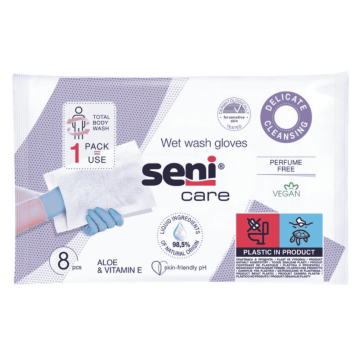 Seni Care, myjki, nasączane, 8 szt