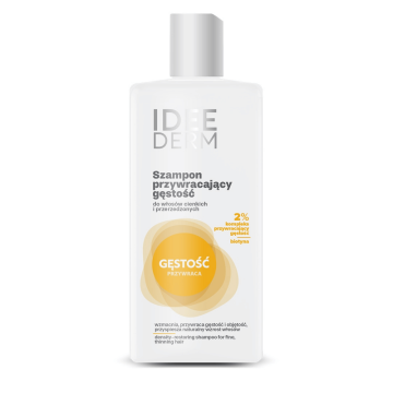 Ideepharm Ideederm, szampon przywracający gęstość do włosów cienkich i przerzedzonych, 300 ml
