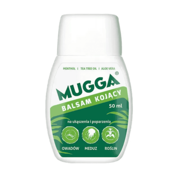 Mugga, balsam, kojący, na ukąszenia i poparzenia, 50 ml