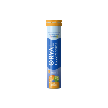 Oryal Fizzzy+ Senior, tabletki musujące,smak pomar.,bergam., 20 szt