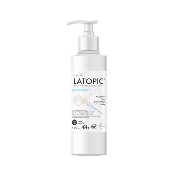 Latopic, Aktywny Krem do twarzy i ciała, 250ml