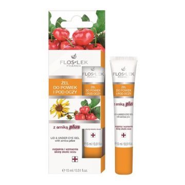 Flos-Lek Pharma, żel do powiek i pod oczy z arniką plus, 15 ml