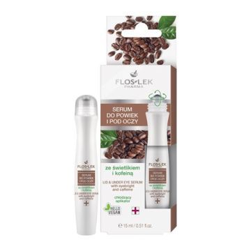 Flos-Lek, serum do powiek i pod oczy ze świetlikiem i kofeiną, 15 ml