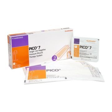 PICO 7, system do podciśnieniowej terapii leczenia ran, 10 x 30 cm, 2 opatrunki