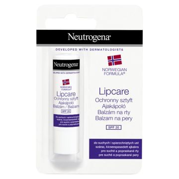 Neutrogena Formuła Norweska, ochronny sztyft do ust, SPF 20, 4,8 g
