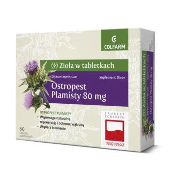 Ostropest plamisty forte, tabletki, 60 szt.