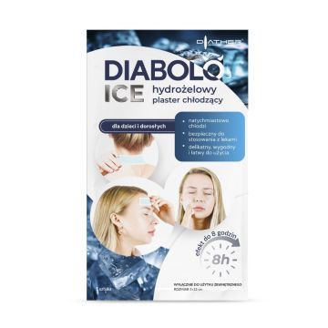 DIABOLO ICE hydrożelowy plaster chłodzący, 5x12 cm, 1 szt.