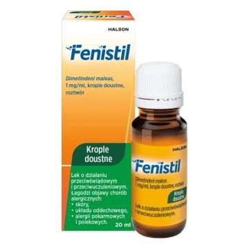 Fenistil, 1 mg/ml, krople doustne, roztwór