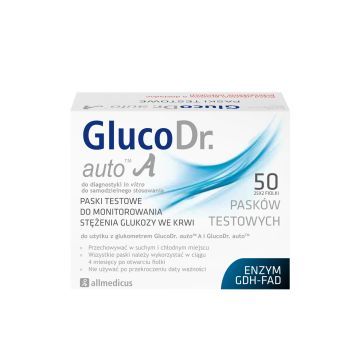 Test paskowy GlucoDr. auto A, 50 pasków